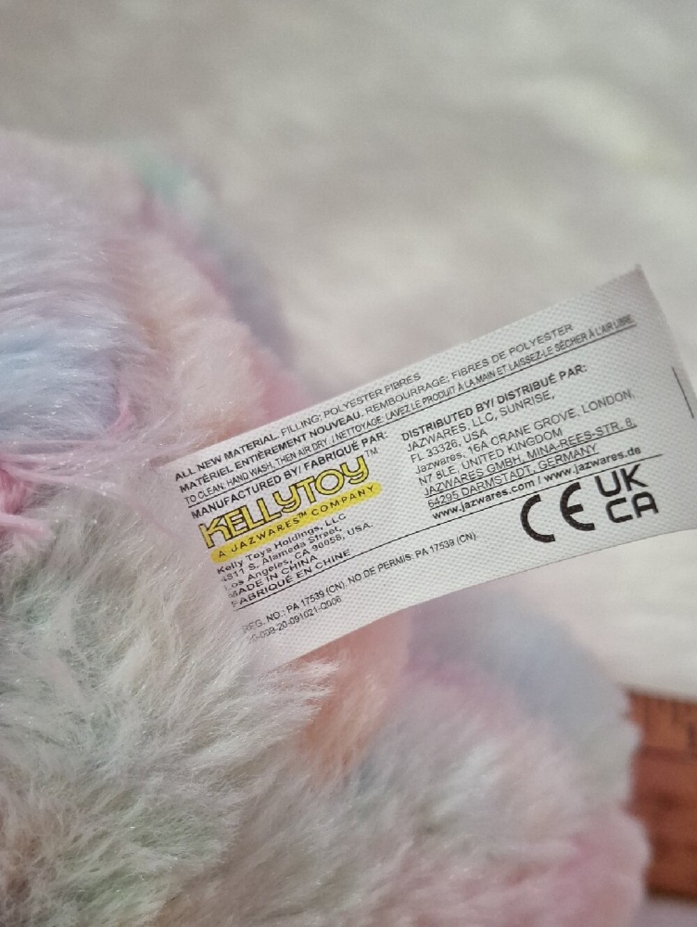 Kellytoy Pastel Rainbow Unicorn Plushie- NWT - Picture 9 of 11